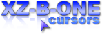XZ-B-ONE cursors set logo graphics design example